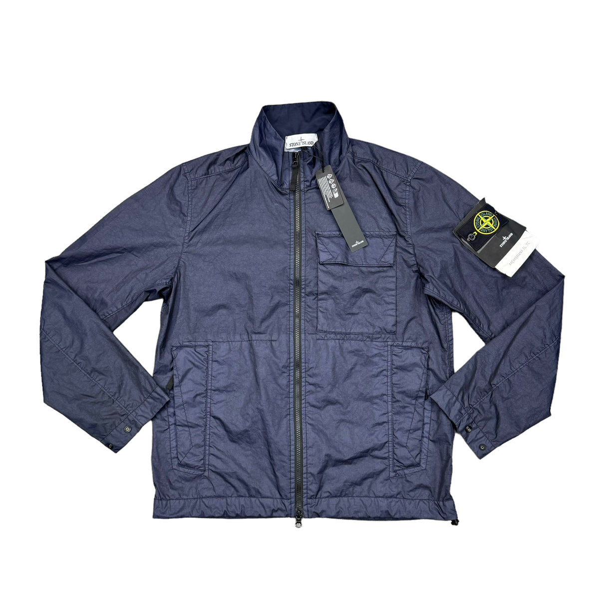 Stone island membrana hot sale tc blue