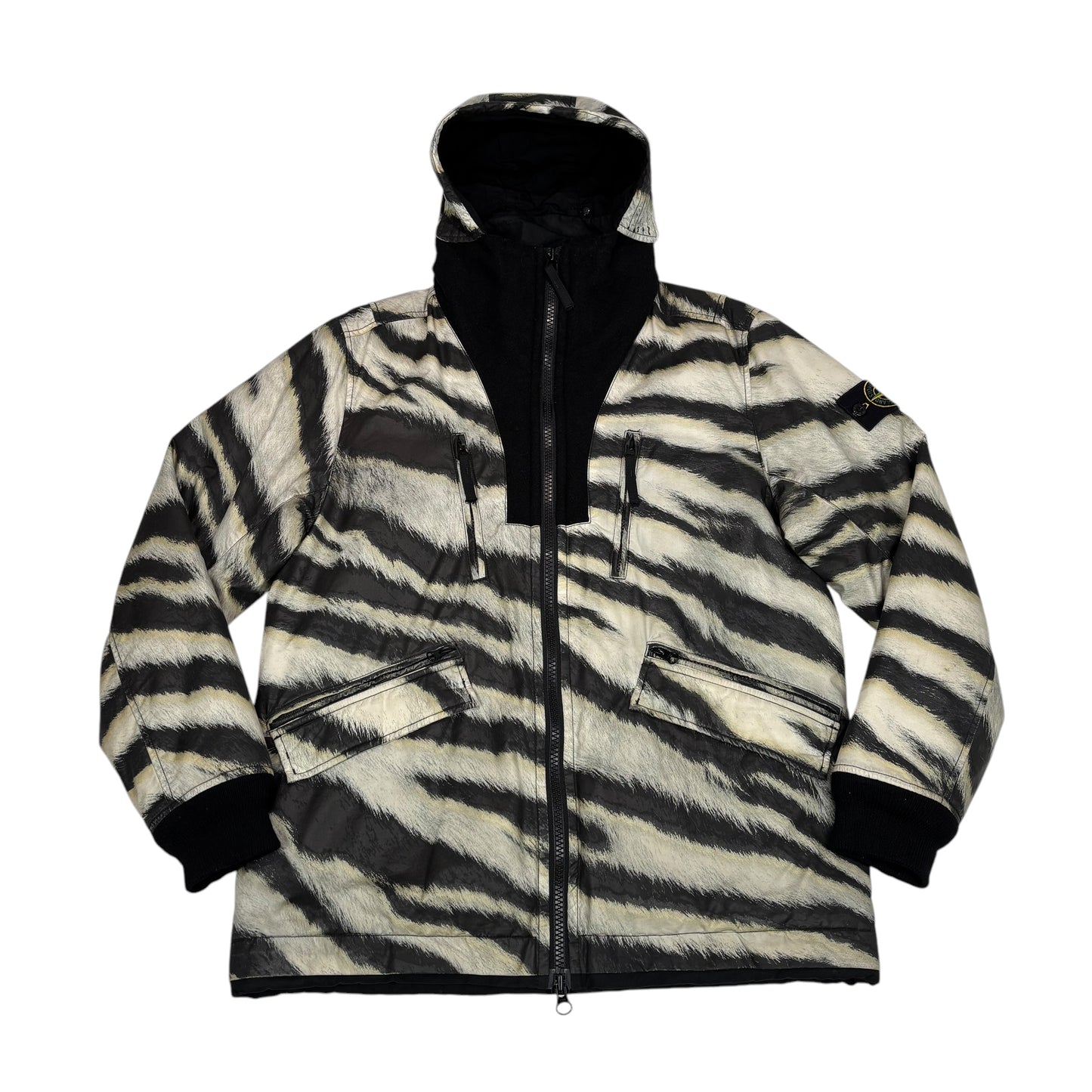 Stone Island White Tiger Camo 50 Fili with Primaloft Insulation Technology Jacket