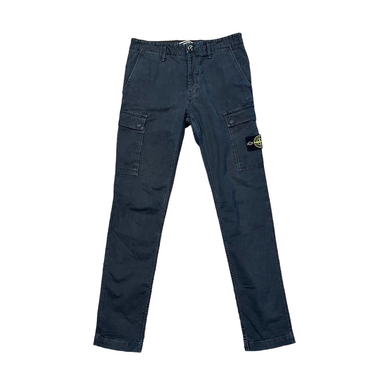 Stone Island Navy Blue Type SL Cargo Trousers