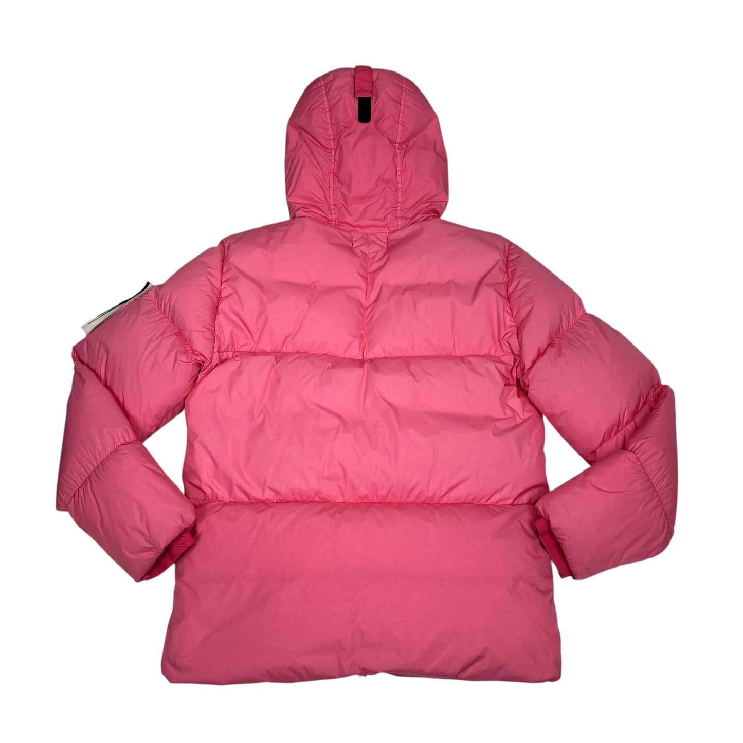 Stone Island Pastel Pink Garment Dyed Crinkle Reps NY Down Puffer Coat