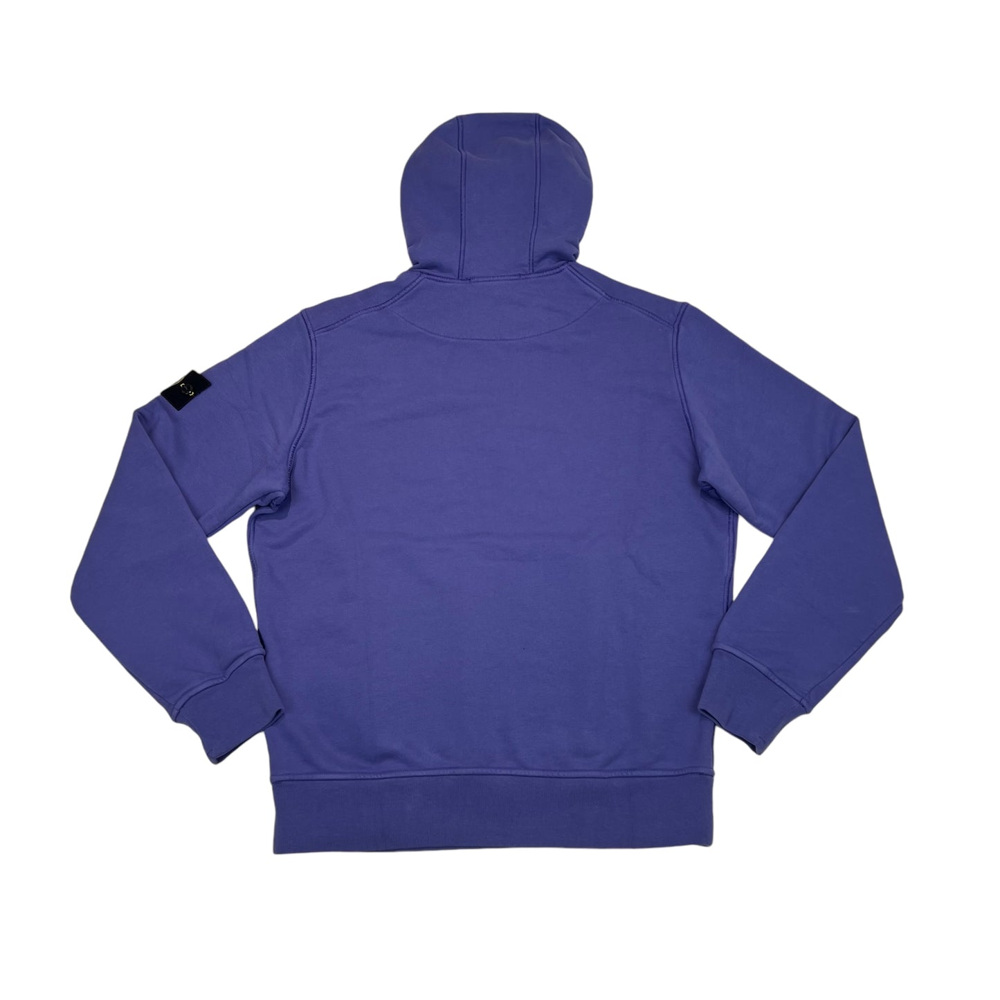 Stone Island Purple Compass Patch with Pouch Pocket Cotton Hoodie