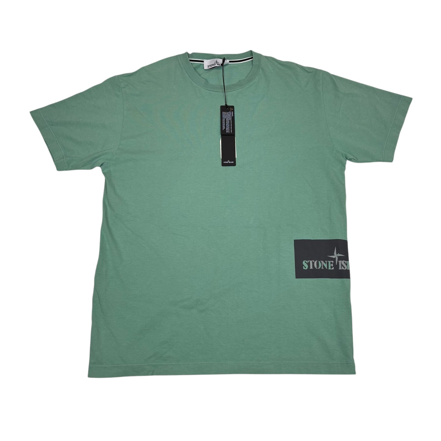 Stone Island Pistachio Green Graphic Design Tshirt