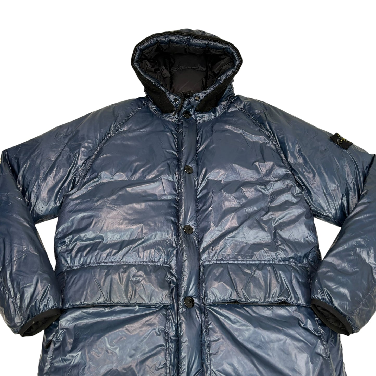 Stone Island Navy Blue Pertex Quantum Y Down Jacket