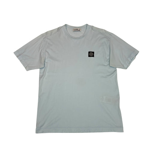 Stone Island Baby Blue Box Logo TShirt