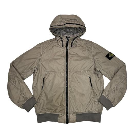 Stone Island Green Garment Dyed Crinkle Reps NY with Primaloft-TC Jacket