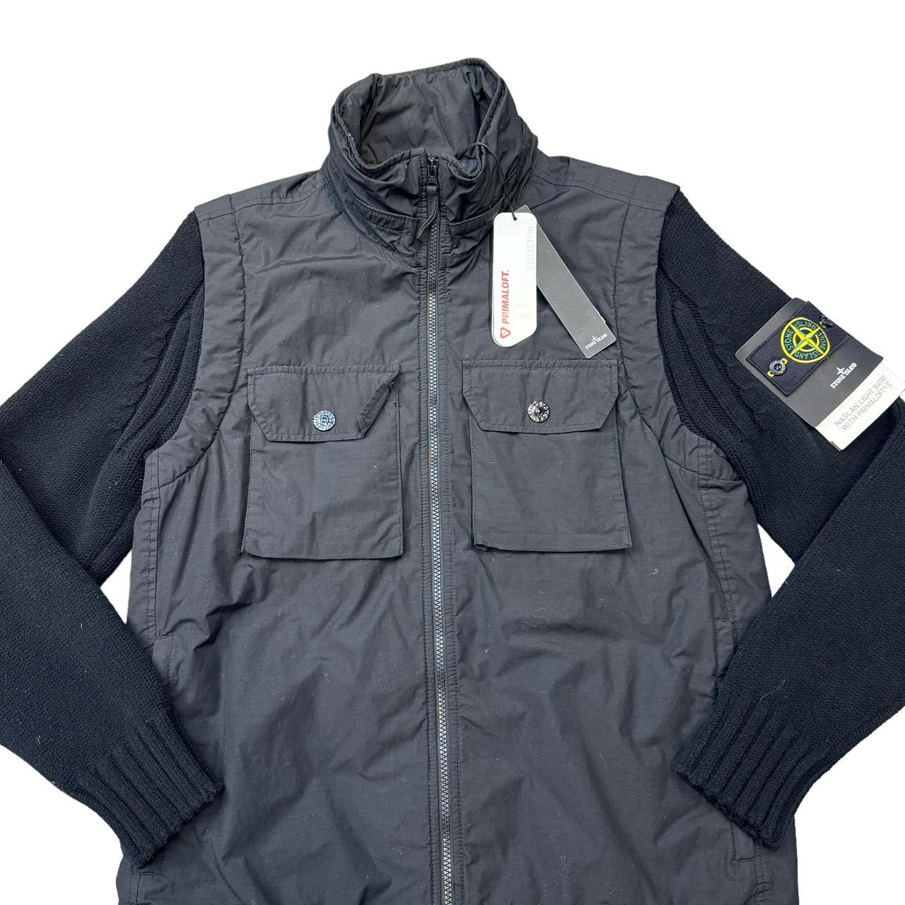 Stone Island Navy Blue Naslan Light Watro With Primaloft And Removable THE GARMENTZ LAB