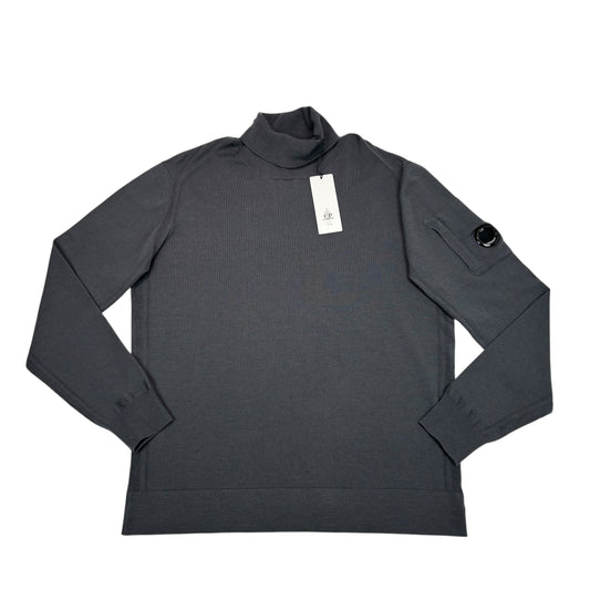 CP Company Grey Single Goggle Turtle Neck Shirt