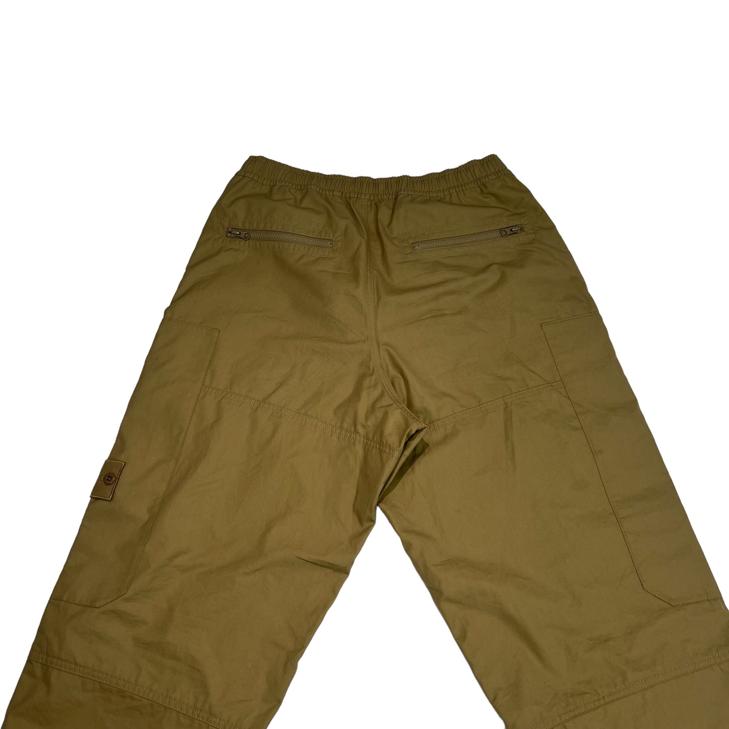 Stone Island Dark Beige Type-LO Ghost Compass-Patch Trousers