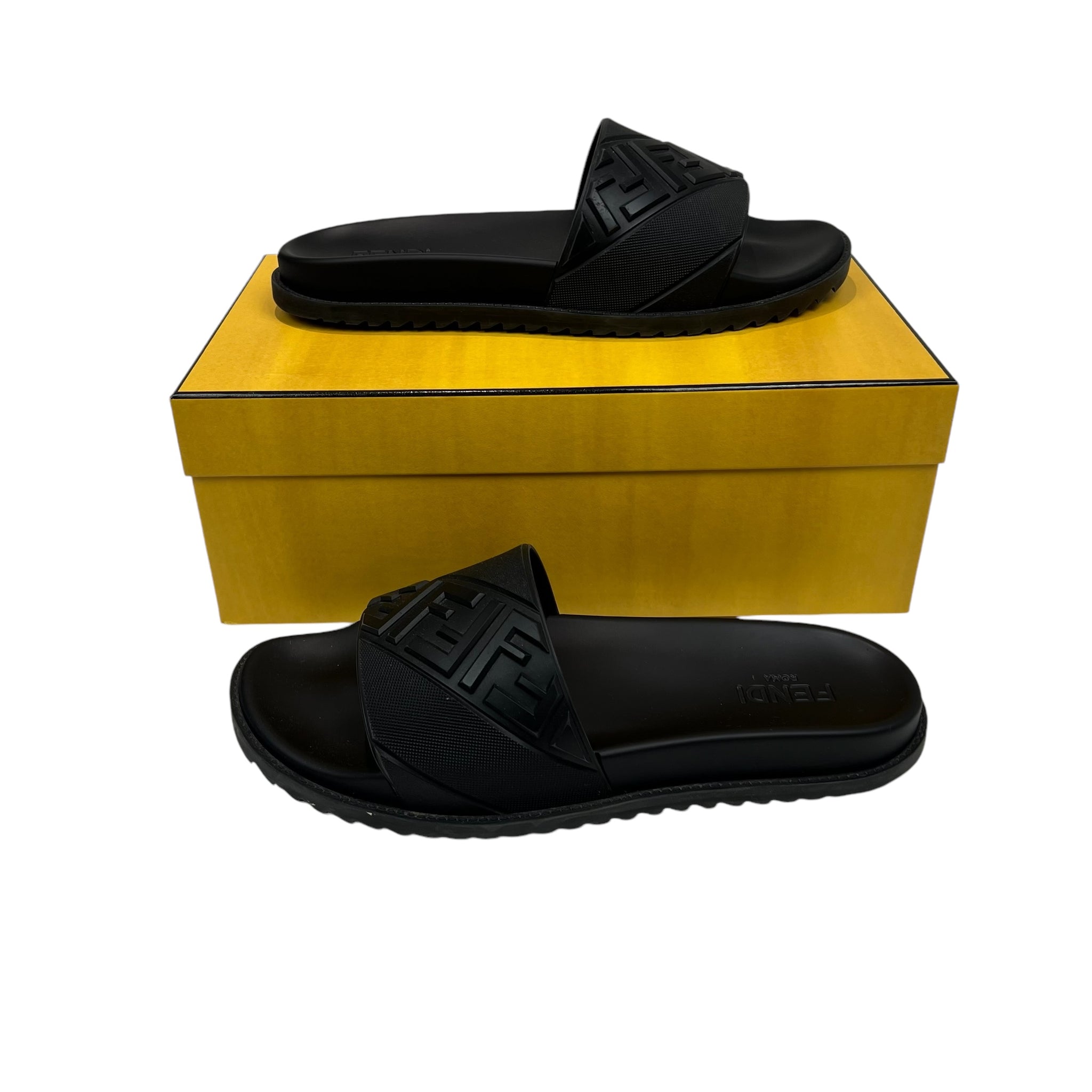 Mens fendi sliders best sale