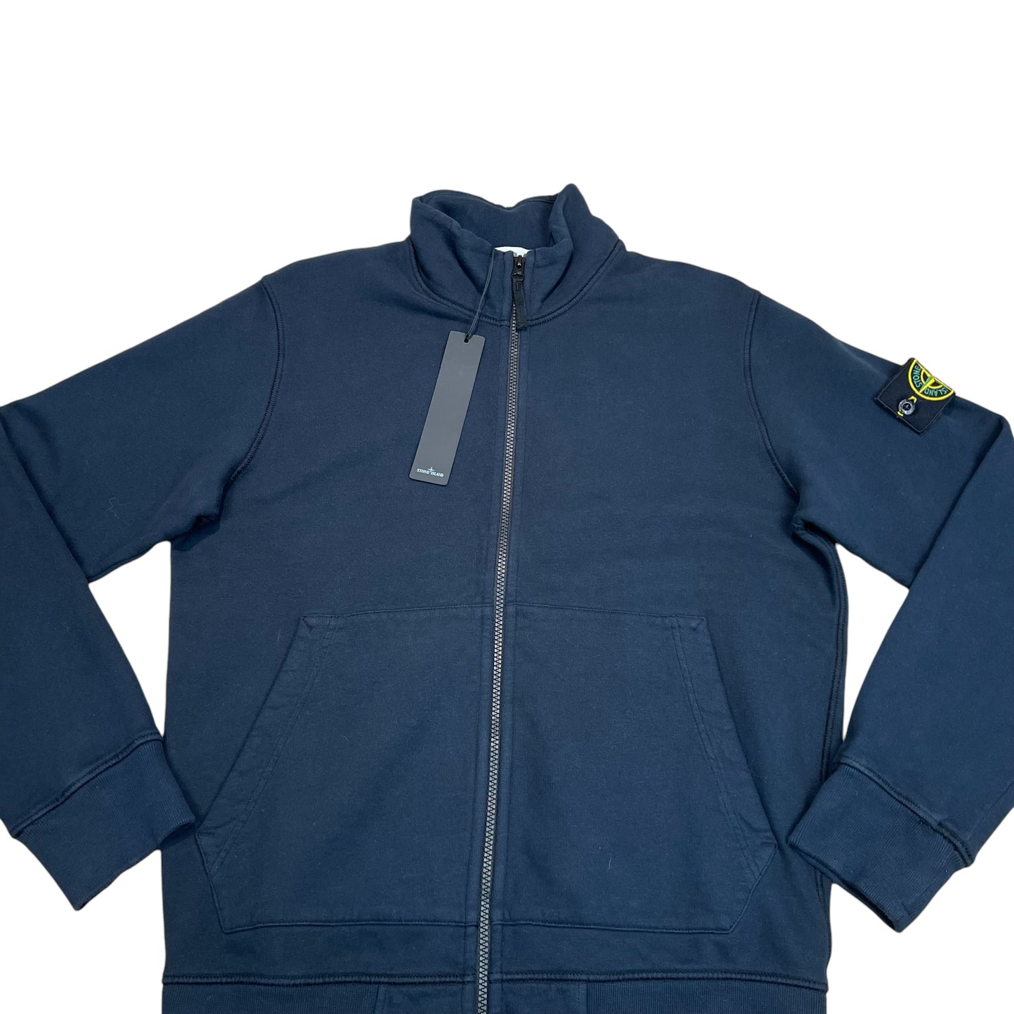 Stone Island Navy Blue Compass-Patch Track Jacket