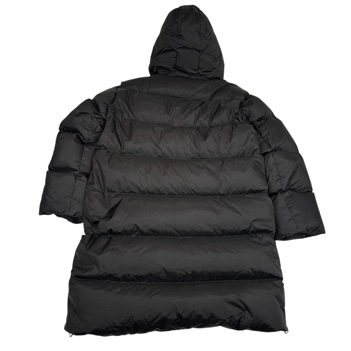 Off-White Black Long Line with Removable Arms Puffer Coat