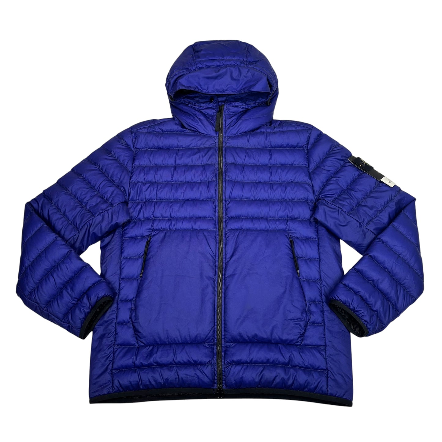 Stone Island Royal Blue Bio-Based Ripstop Nylon Down Jacket