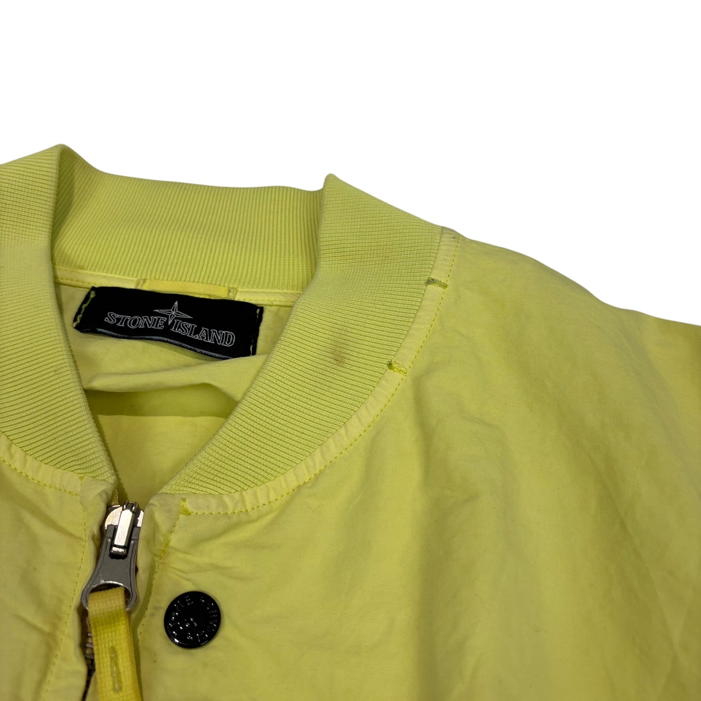 Stone Island Yellow Naslan Ghost Piece Lightweight Jacket