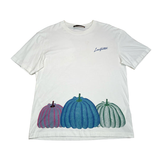 Louis Vuitton x Yayoi Kusama White Pumpkin Print TShirt