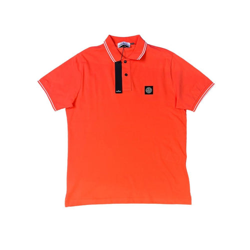 Stone island clearance polo orange