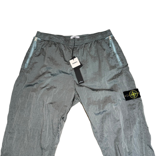 Stone Island Ice Blue Nylon Metal Trousers