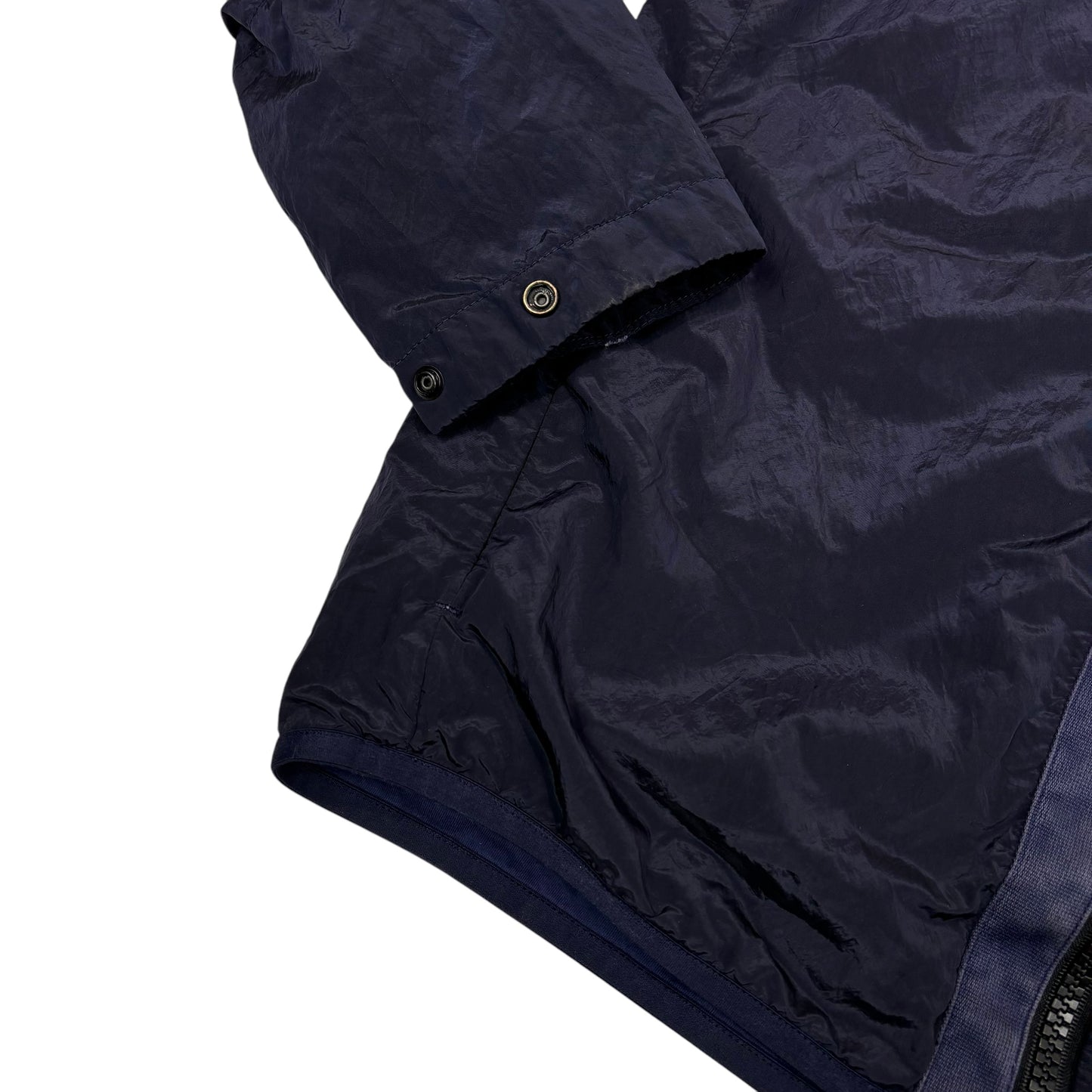 Stone Island Blue Nylon Metal Overshirt Jacket