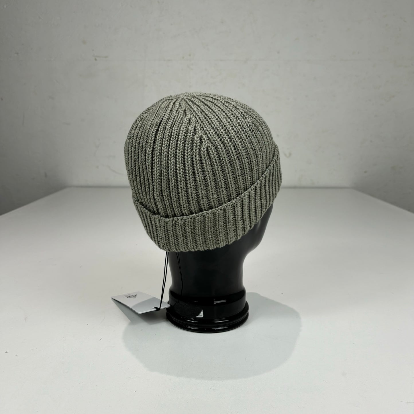 CP Company Silver Sage Single Goggle Knitted Woollen Beanie