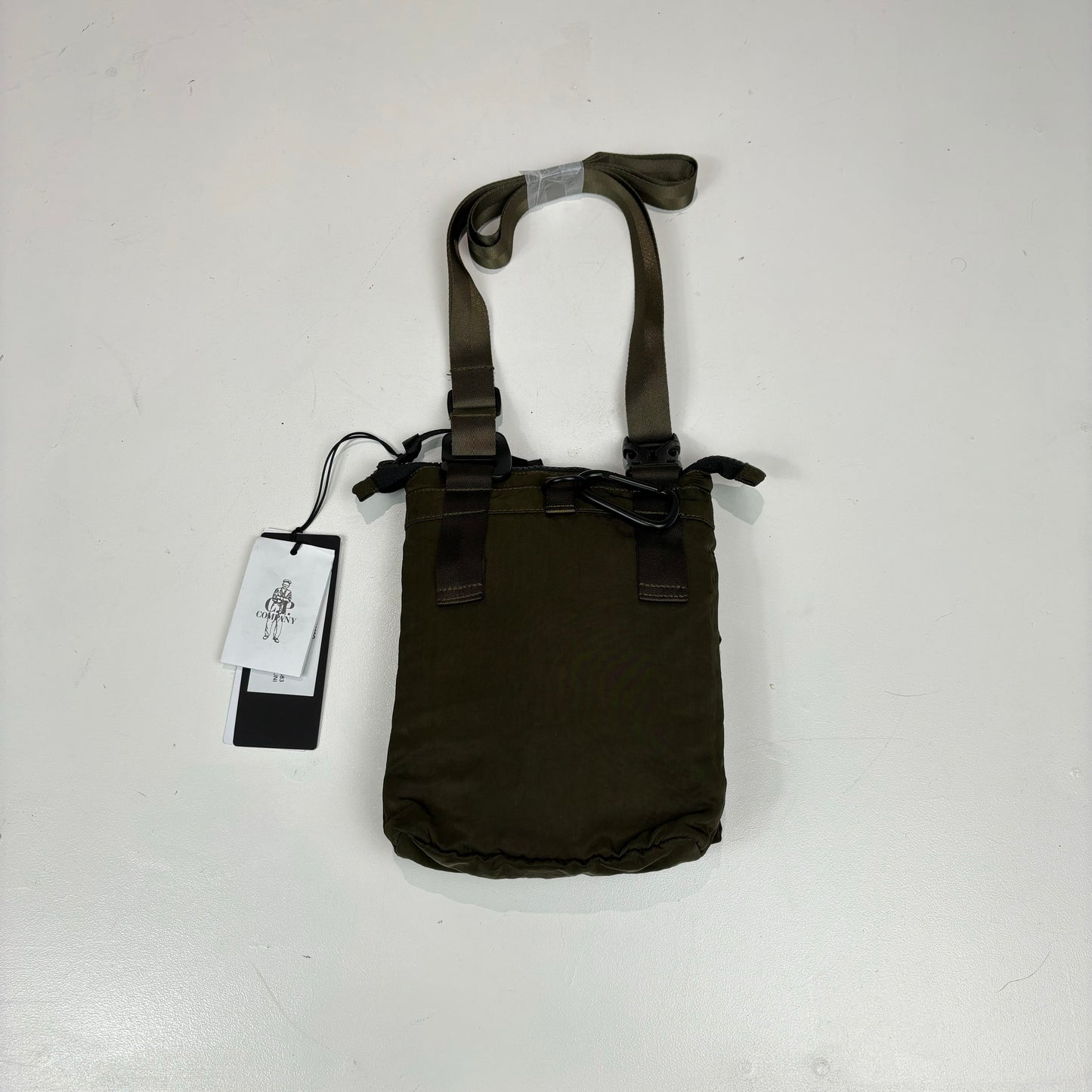 CP Company Ivy Green Nylon Side Bag