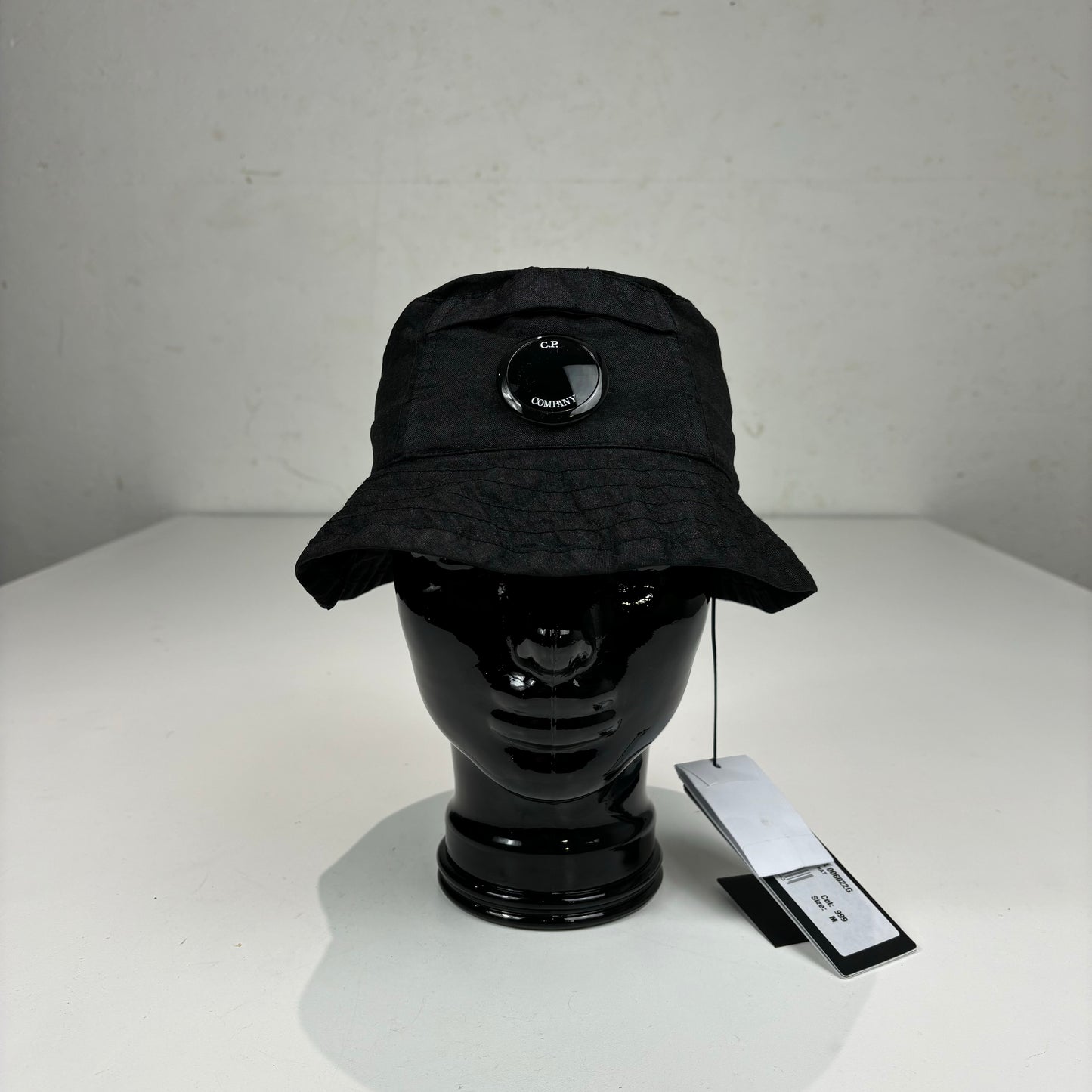 CP Company Black Bucket Hat