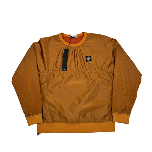 Stone Island Orange Nylon Metal Smock Jumper