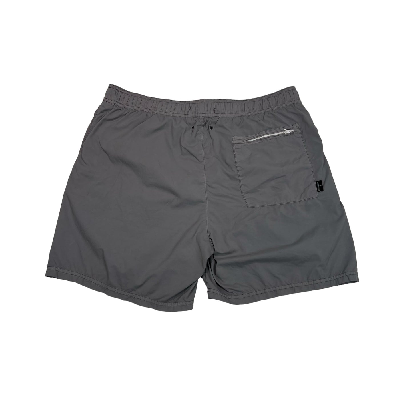 Stone Island Grey Pocket Detail Swim Shorts