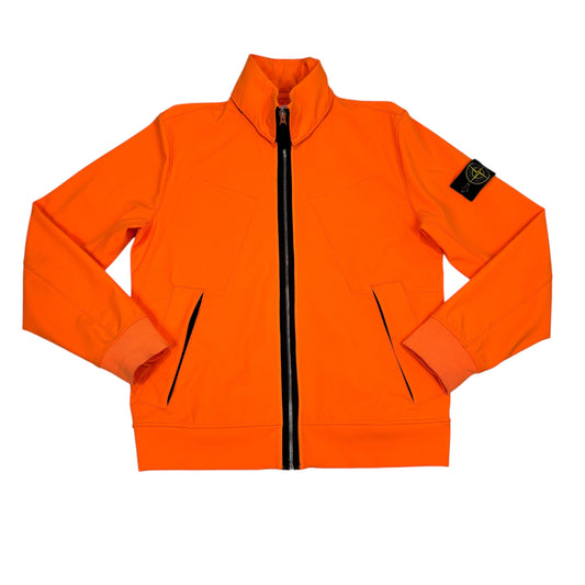 Stone Island Orange Light Soft Shell-R Lightweight Jacket