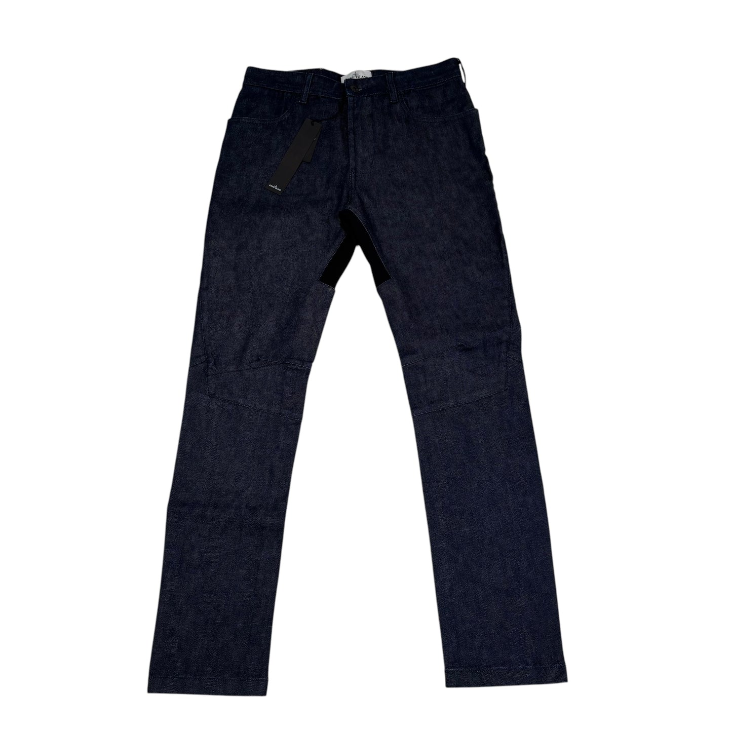 Stone Island Navy Blue Denim Type-SL Compass Patch Jeans