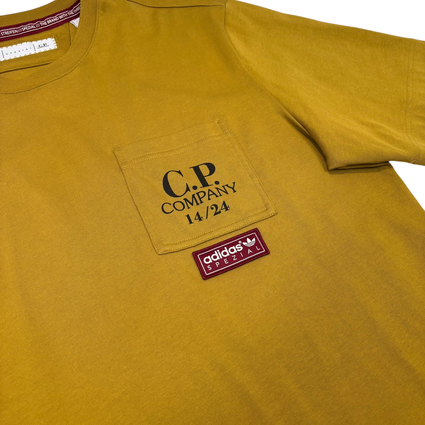 CP Company x Adidas Spezial Mustard Pocket Detail Tshirt