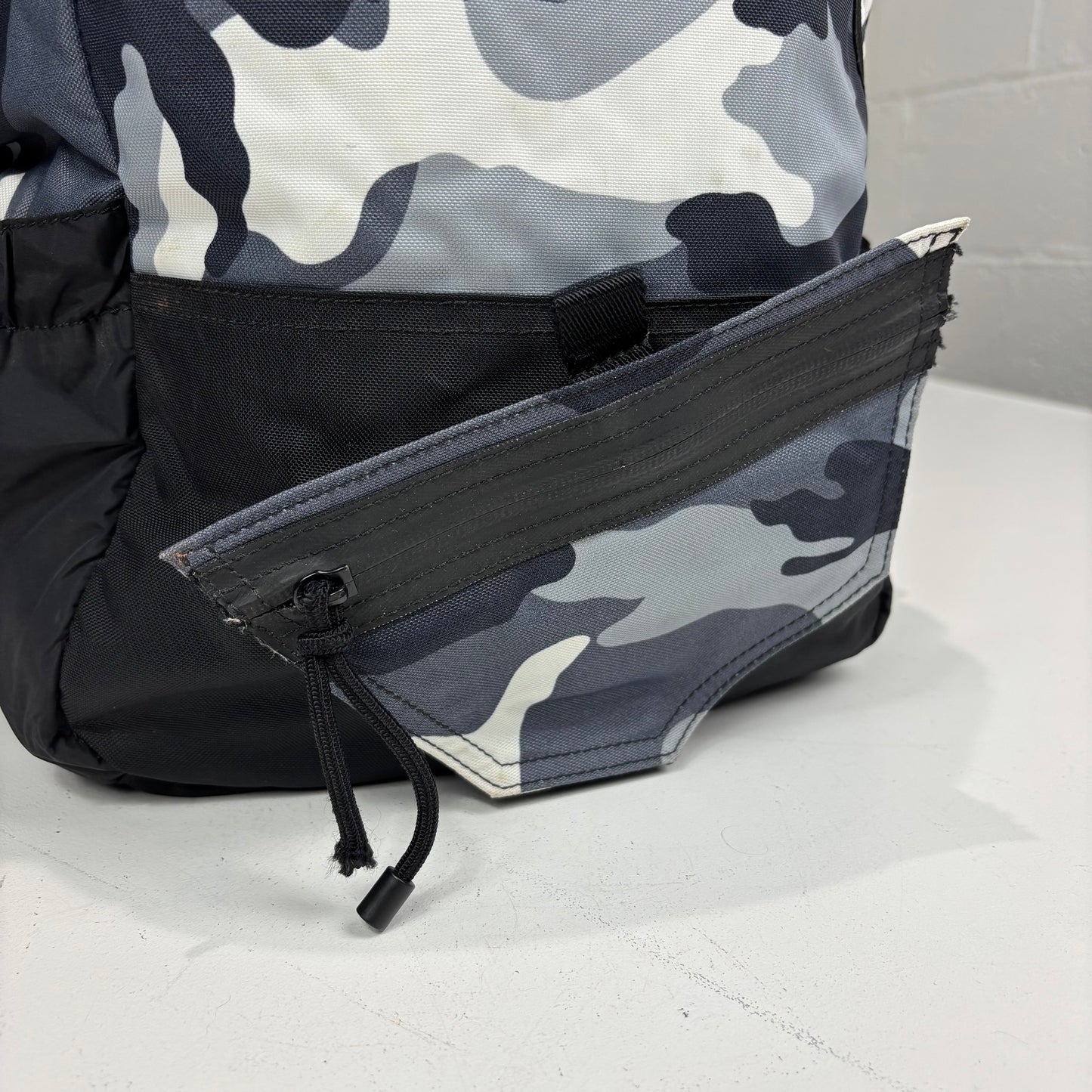 Valentino Blue Camo Multi Pocket BackPack Bag