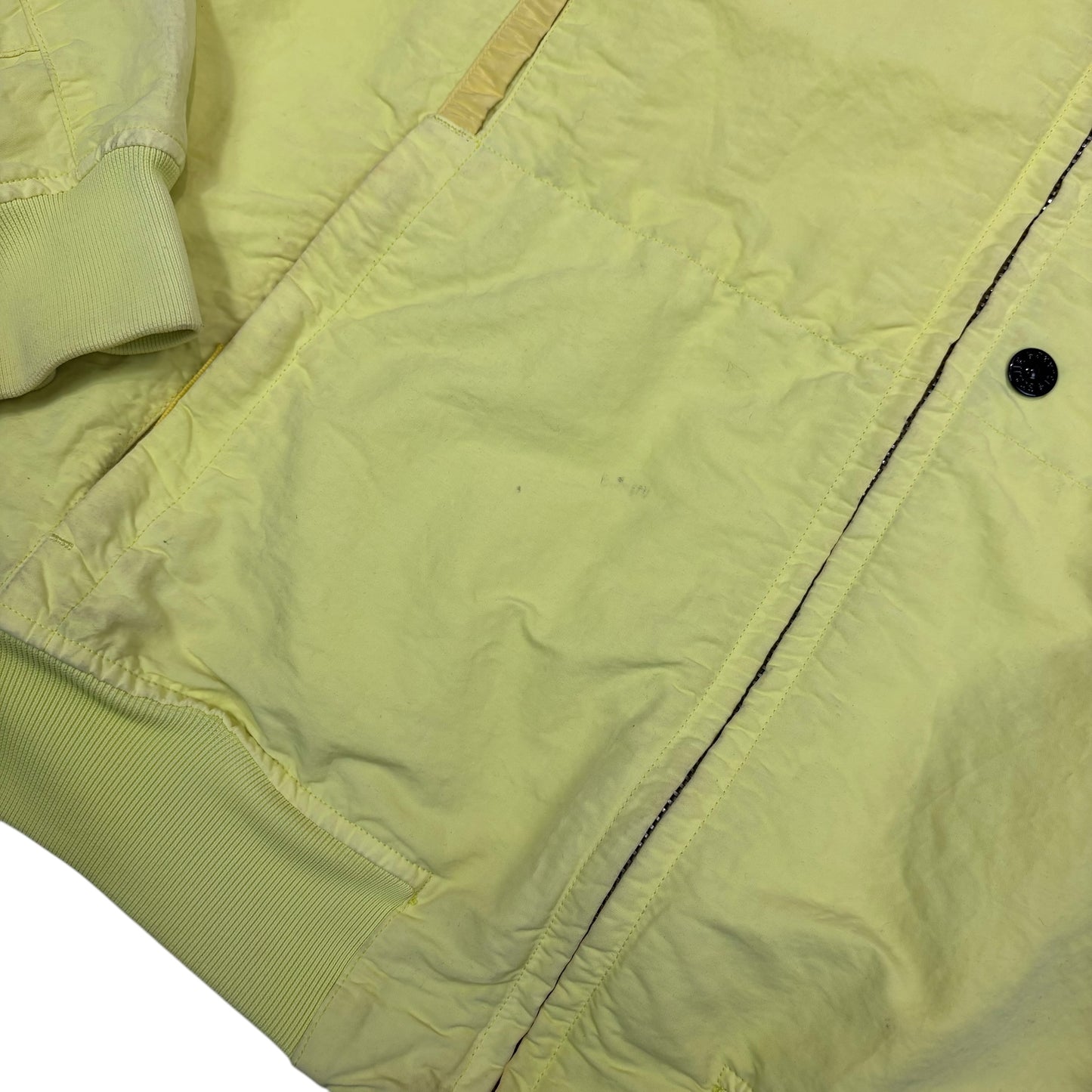 Stone Island Yellow Naslan Ghost Piece Lightweight Jacket