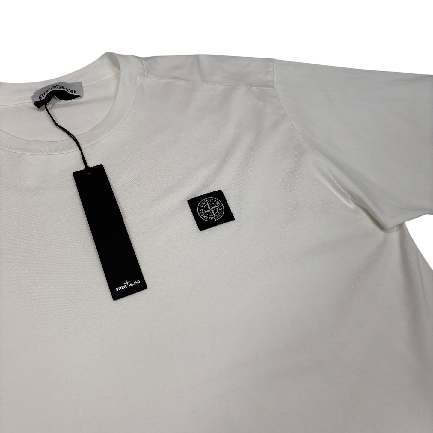 Stone Island White Patch Logo TShirt