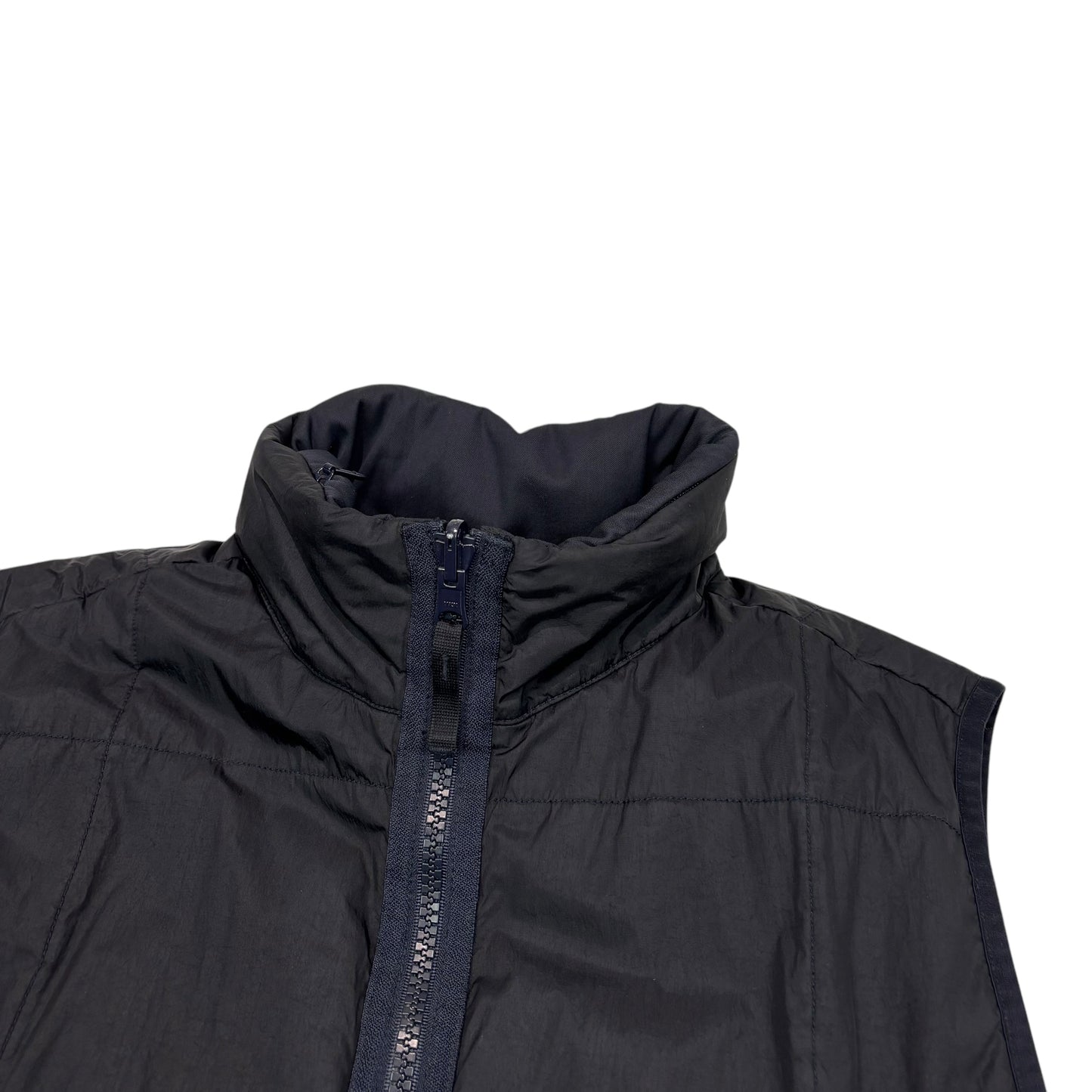 Stone Island Navy Blue Revisable Ghost Piece Padded Gilet