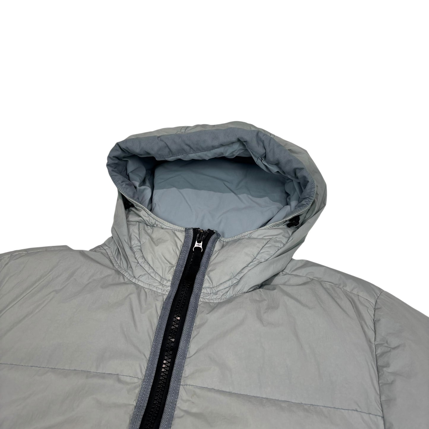 Stone Island Ice Blue Garment Dyed Crinkle Reps NY Down Coat