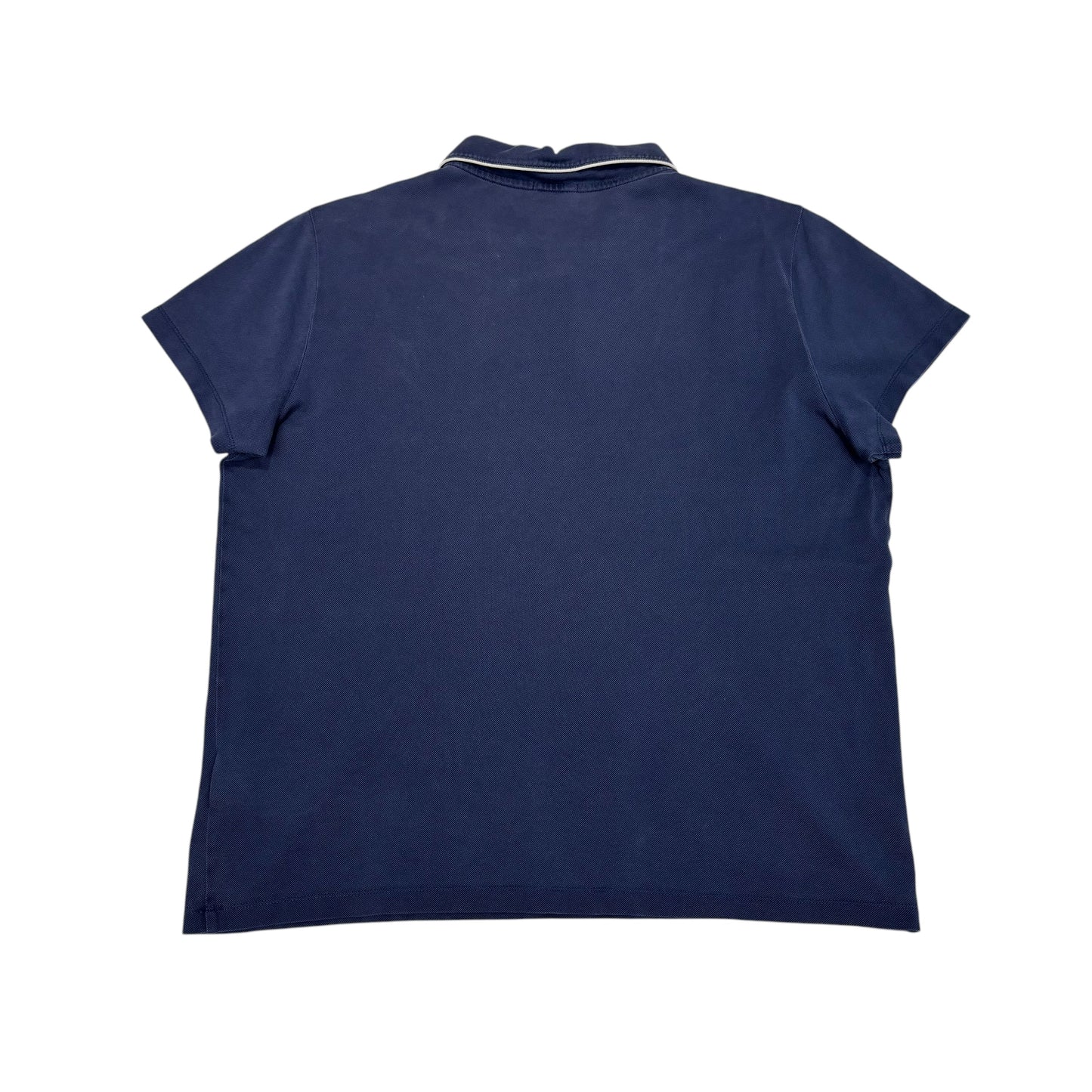 Moncler Navy Blue Patch Logo Polo Shirt