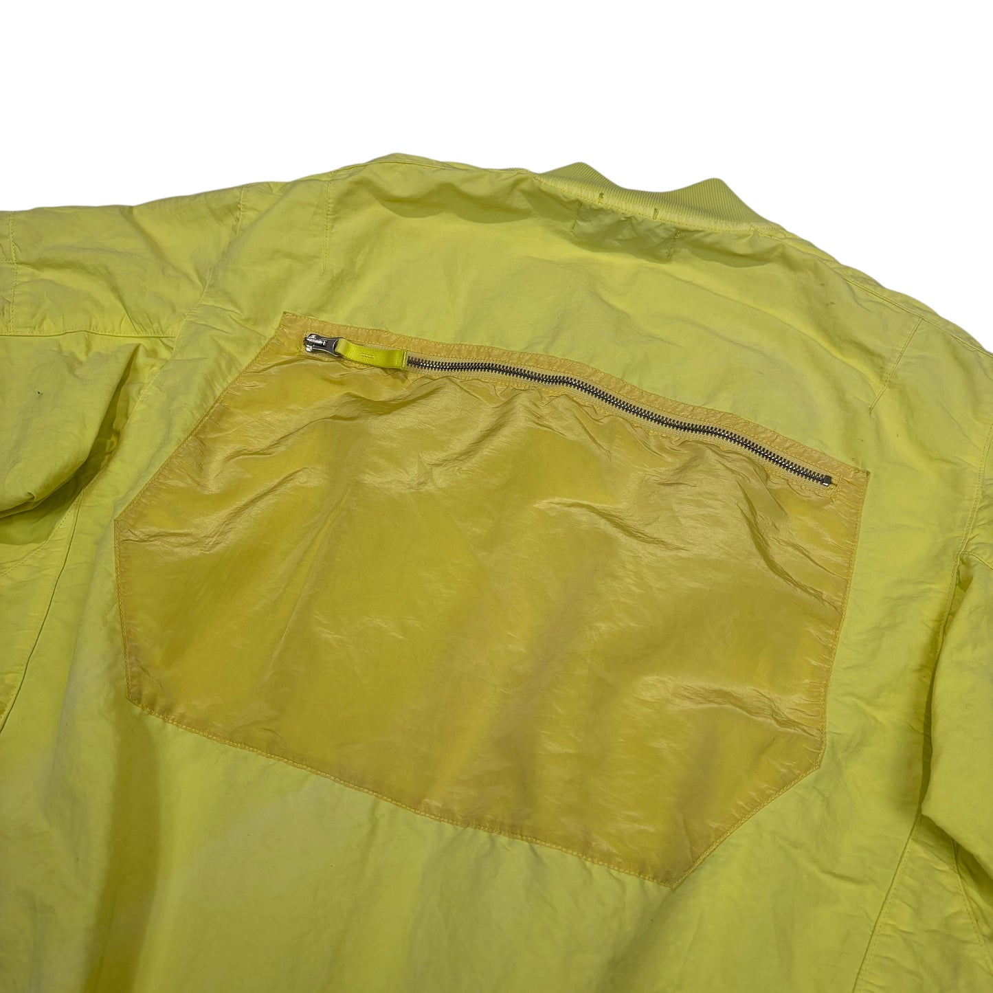 Stone Island Yellow Naslan Ghost Piece Lightweight Jacket