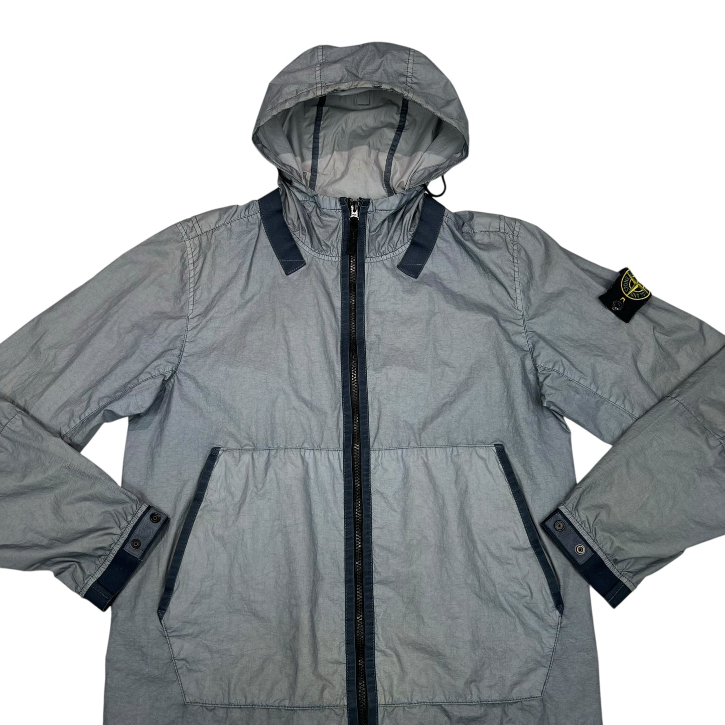 Stone Island Blue Membrana 3L TC Compass-Patch Jacket