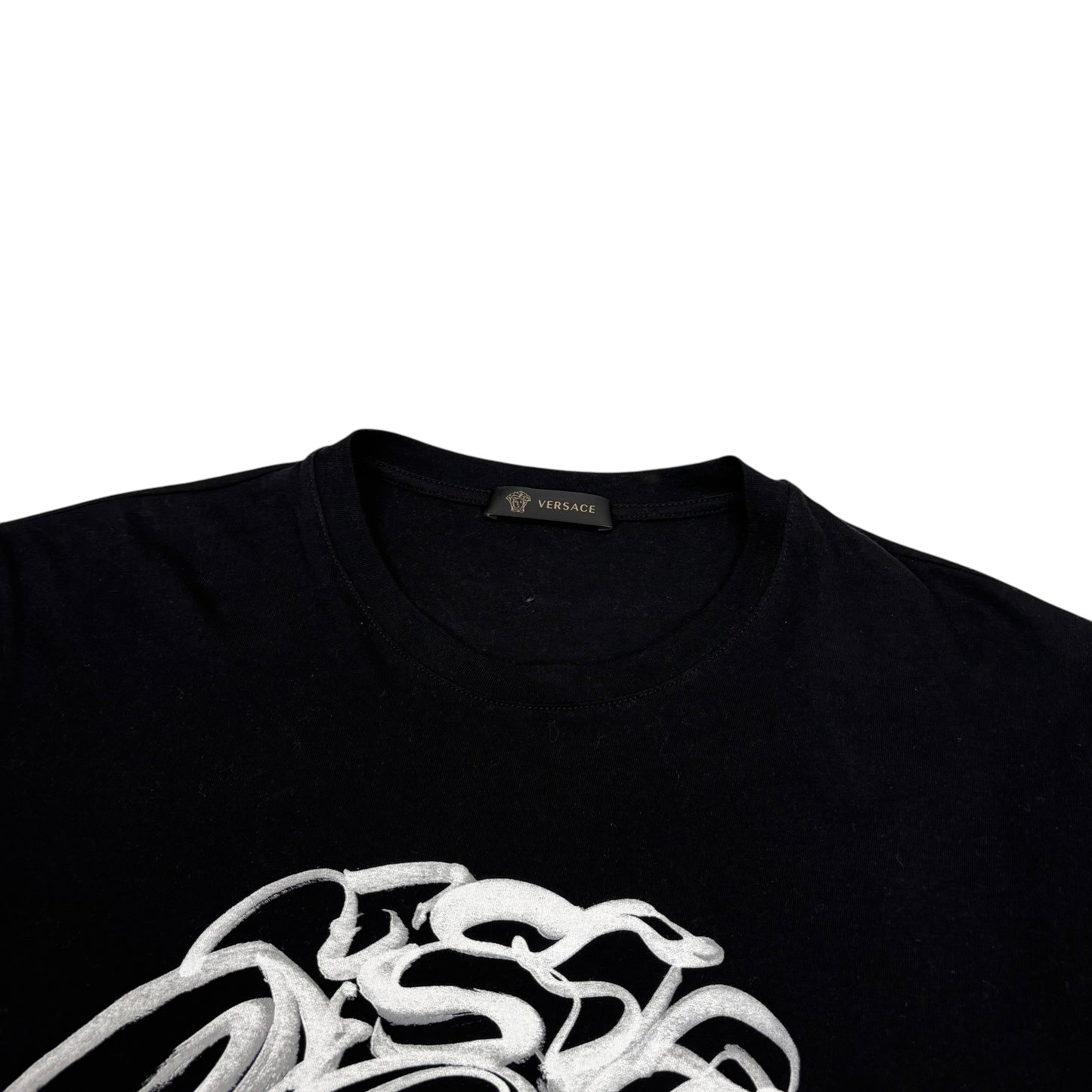 Versace Black Medusa Head Print TShirt