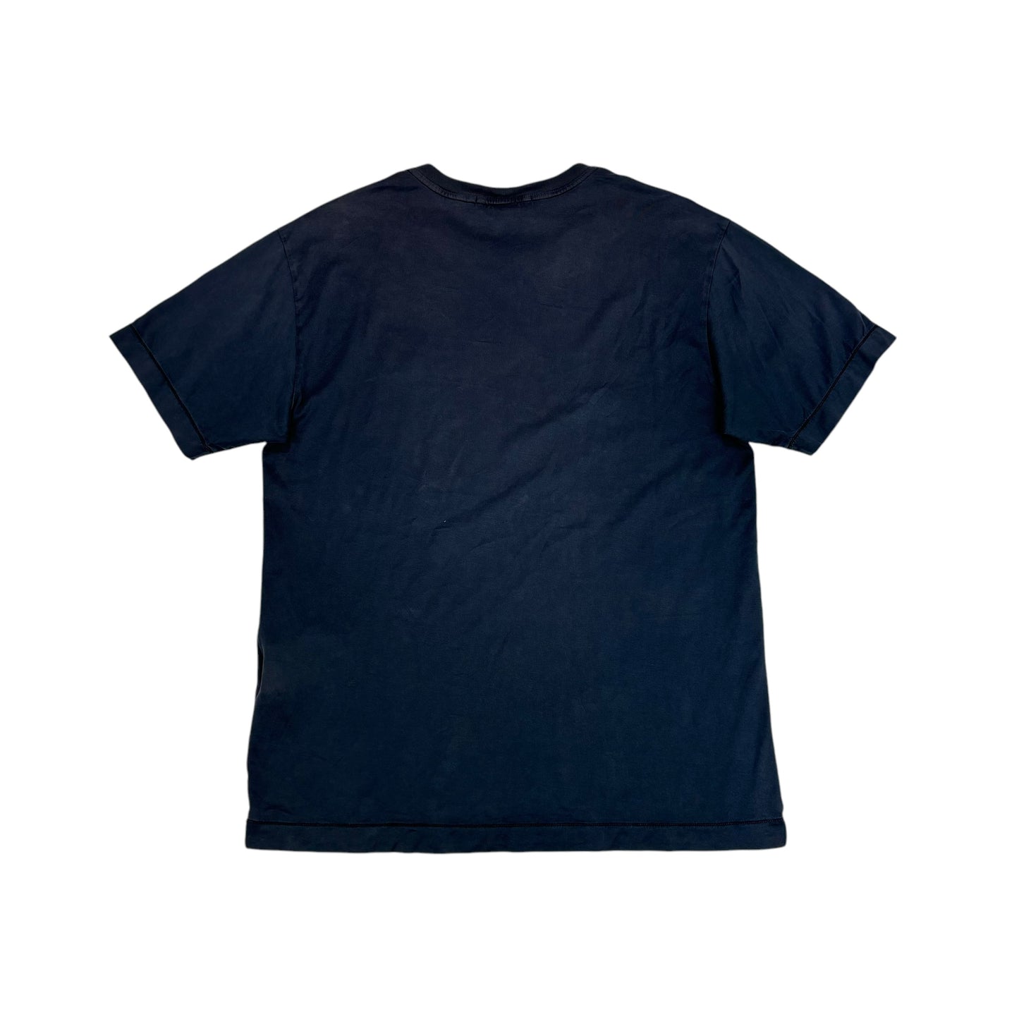 Stone Island Navy Blue Box Logo TShirt