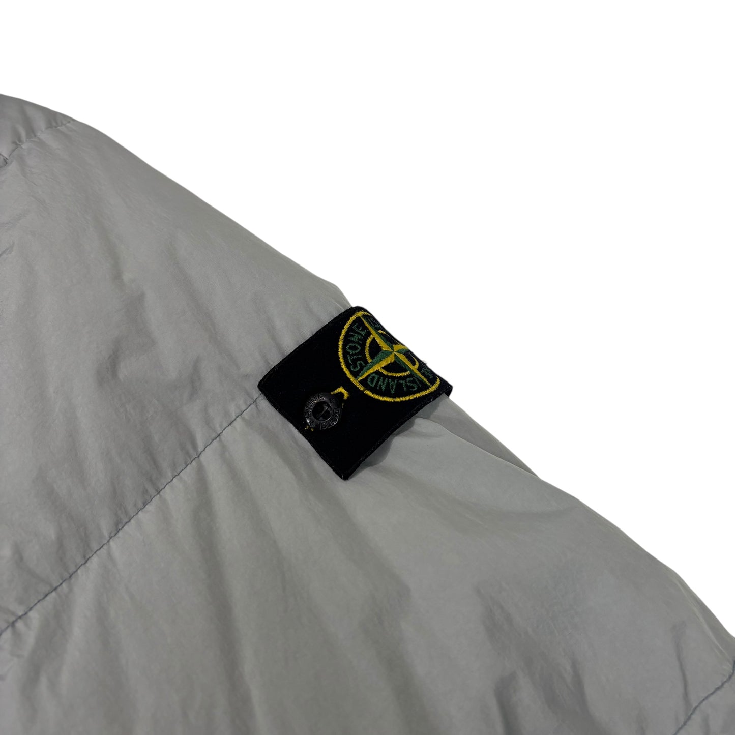 Stone Island Ice Blue Garment Dyed Crinkle Reps NY Down Coat