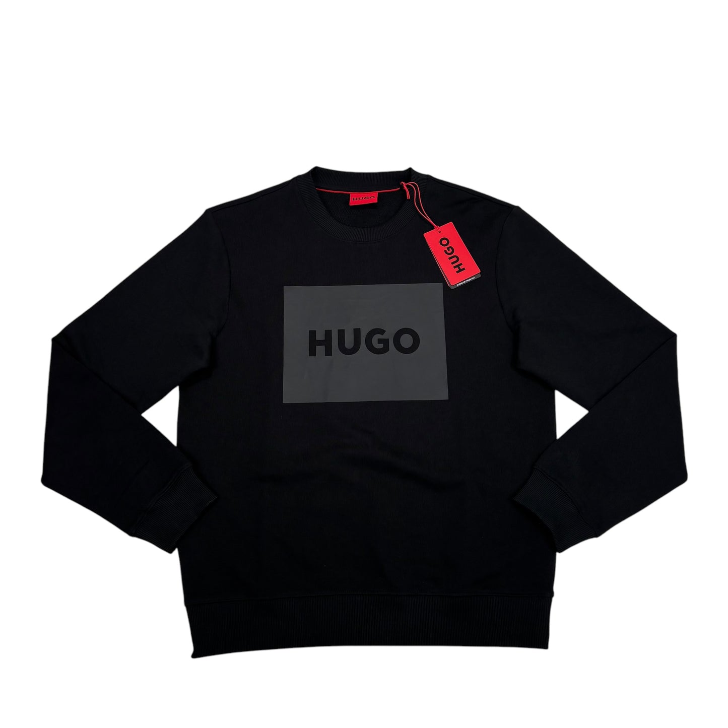 Hugo Boss Black Box Spell Logo Print Crewneck Jumper