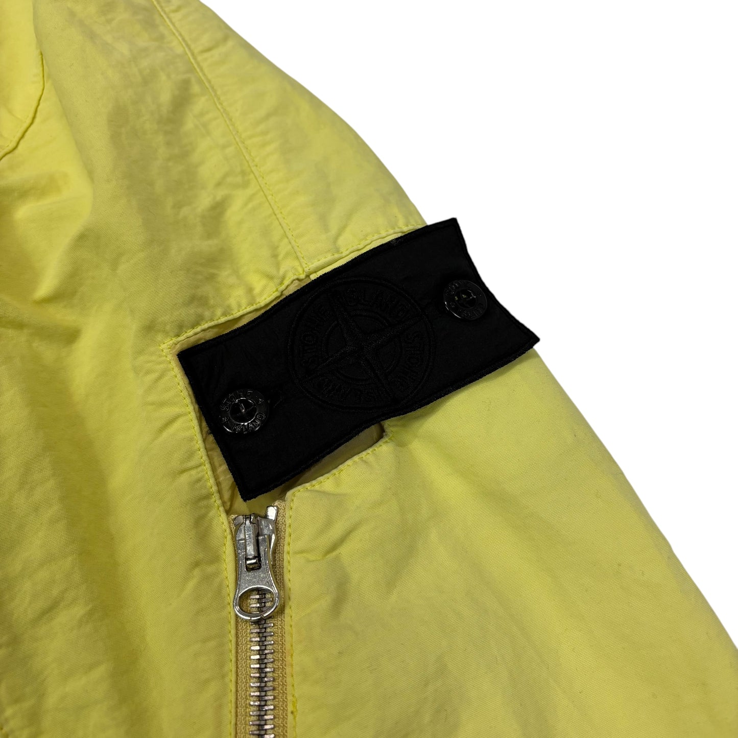 Stone Island Yellow Naslan Ghost Piece Lightweight Jacket