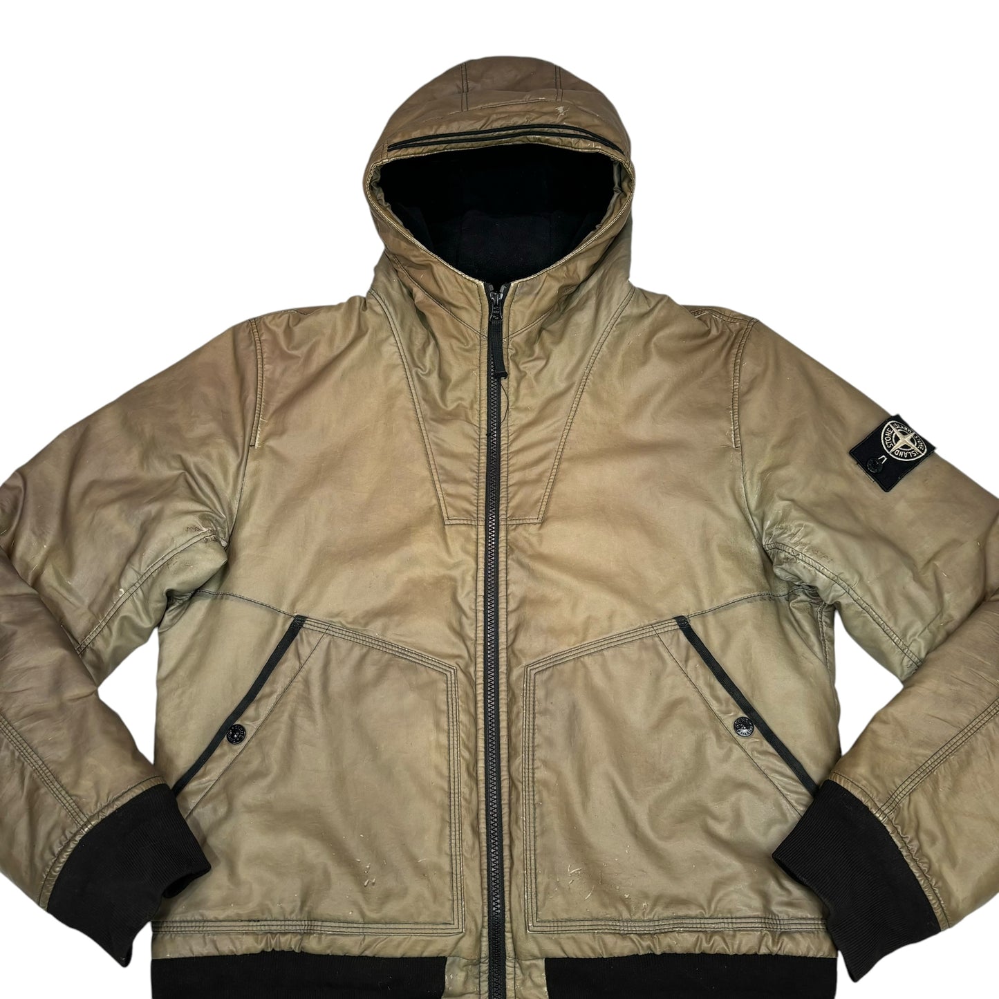 Stone Island Green Thermo Reflective Coat