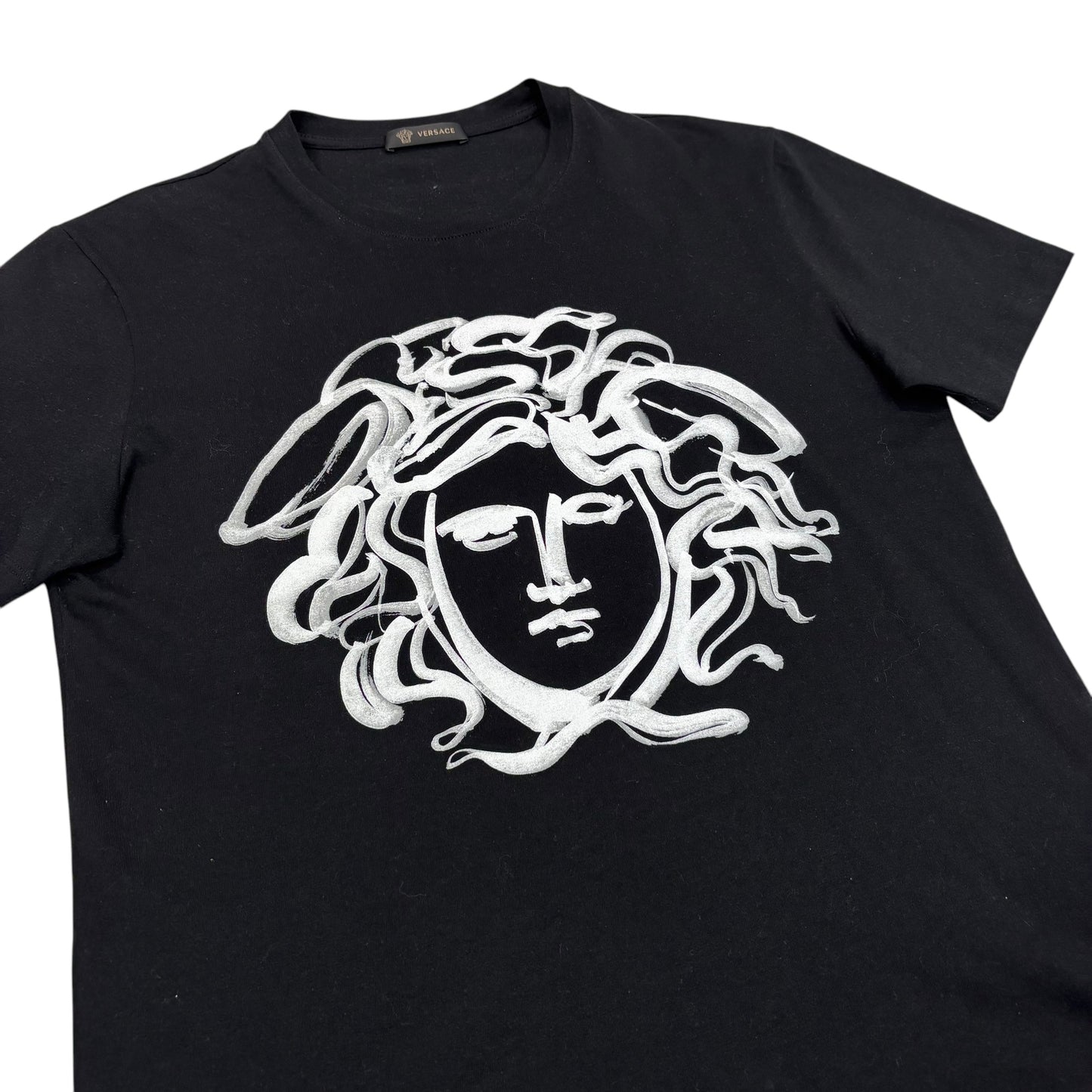 Versace Black Medusa Head Print TShirt