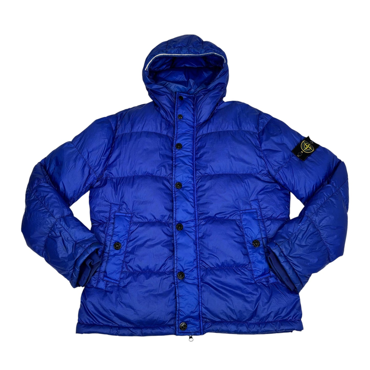 Stone Island Royal Blue Garment Dyed Down_26 GR X SQM_N Puffer Jacket