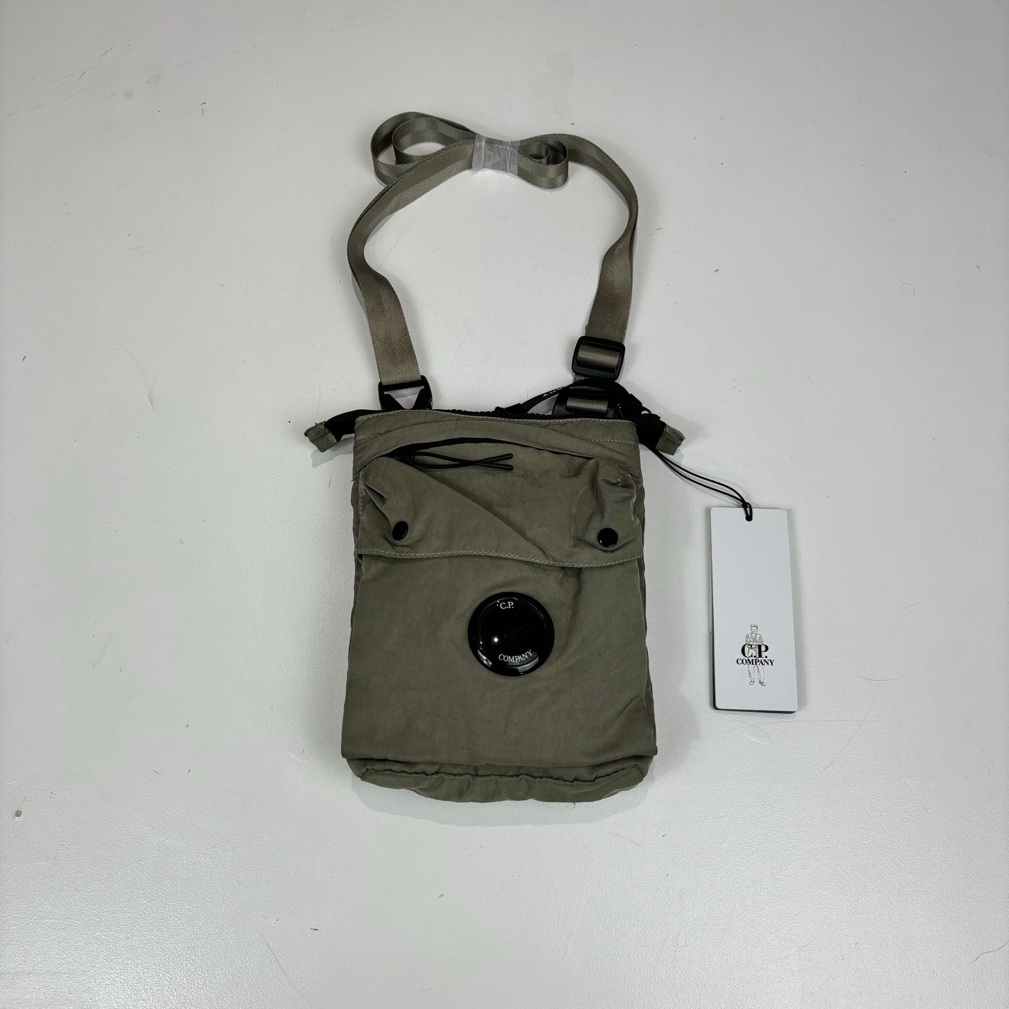 CP Company Silver Sage Side Bag