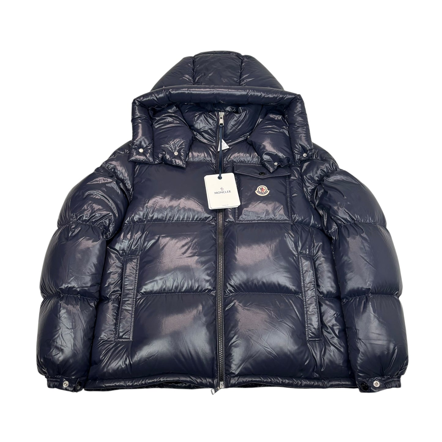 Moncler Navy Blue Montbeliard Giubbott Puffer Jacket