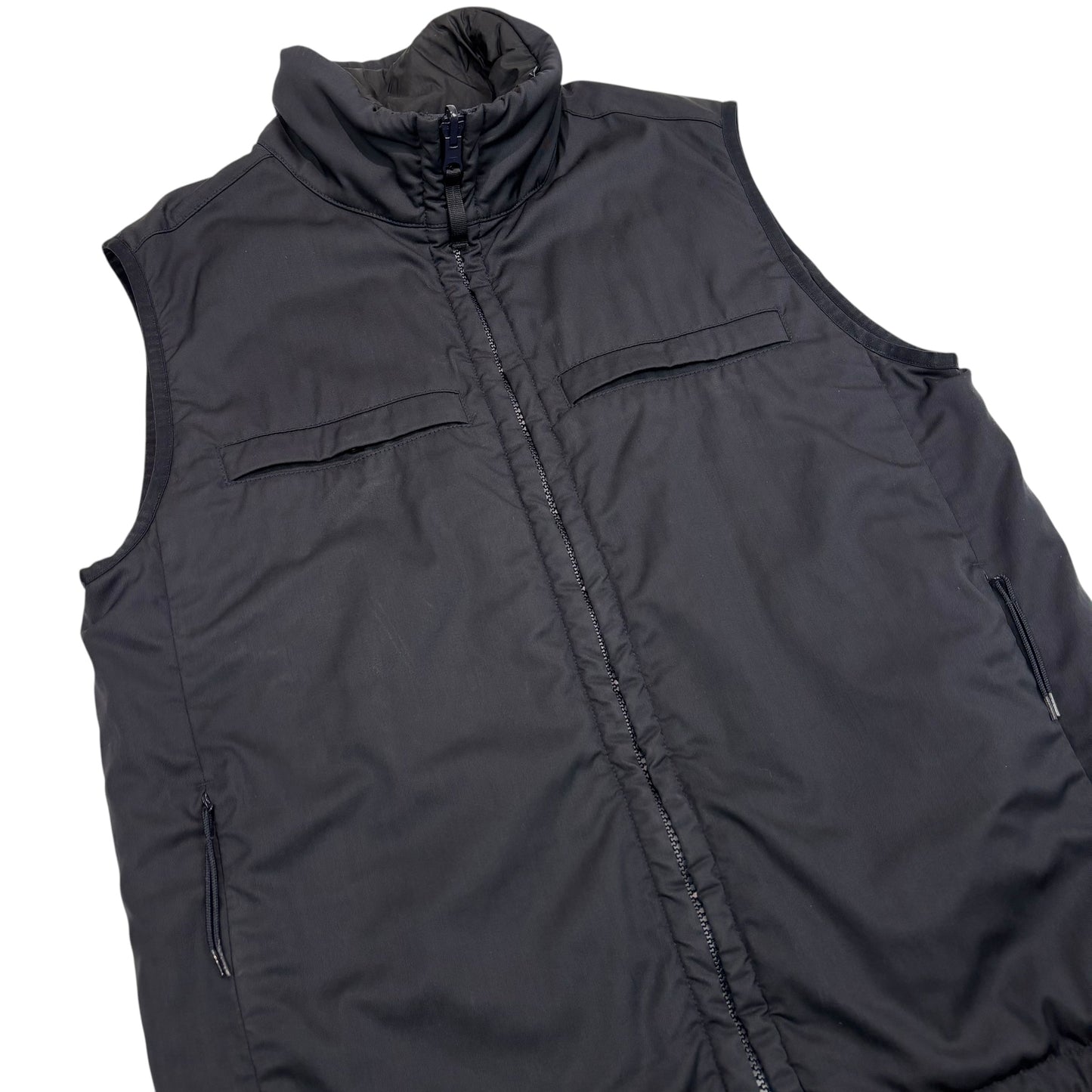 Stone Island Navy Blue Revisable Ghost Piece Padded Gilet