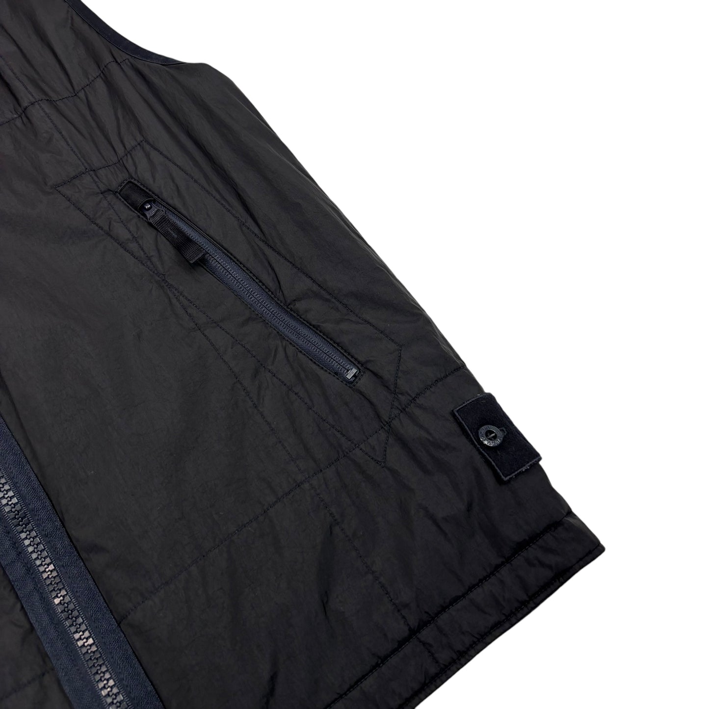 Stone Island Navy Blue Revisable Ghost Piece Padded Gilet