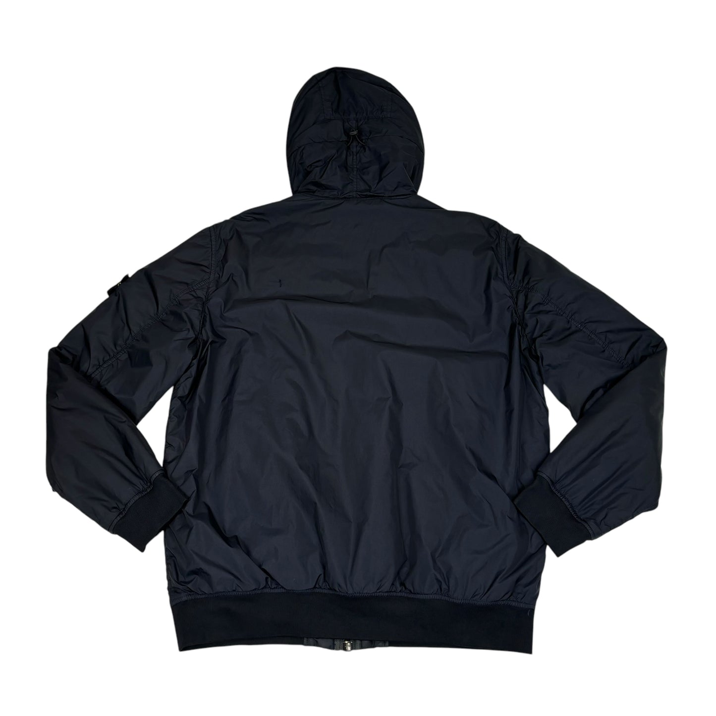 Stone Island Navy Blue Garment Dyed Crinkle Reps NY with Primaloft-TC Jacket